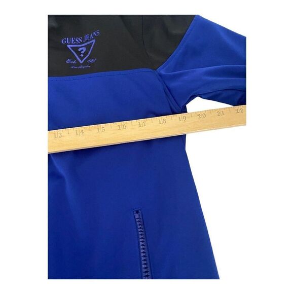 Guess Jeans Los Angeles Payce Track Jacket Blue Black Men's M - Picture 7 of 9